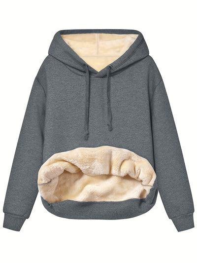Warme Kapuzen-Winterpullover für Frauen