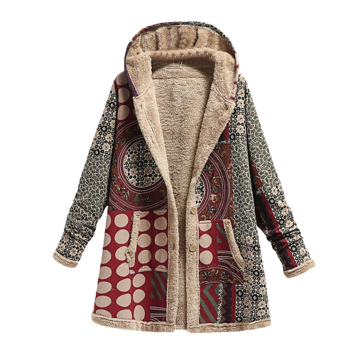 Kapuzen-Winterjacke für Damen