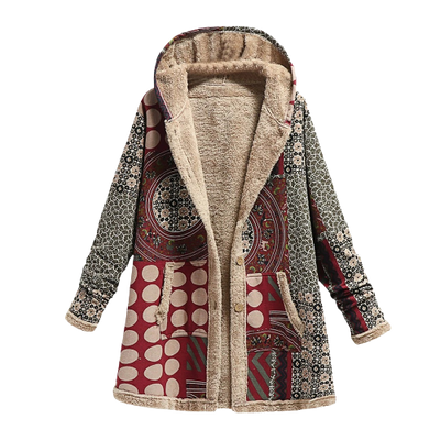 Kapuzen-Winterjacke für Damen
