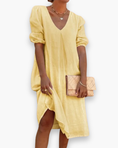 Damen Elegantes Lässiges Midikleid | Sommerkleider