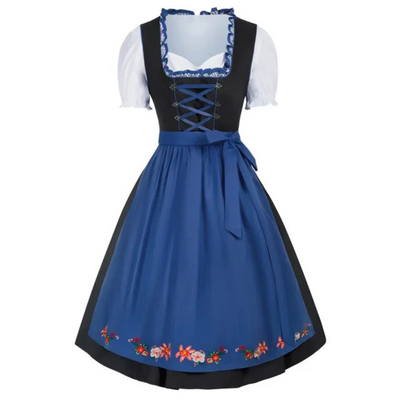 Damen Elegantes Mini Dirndlkleid | Traditionell Festlich