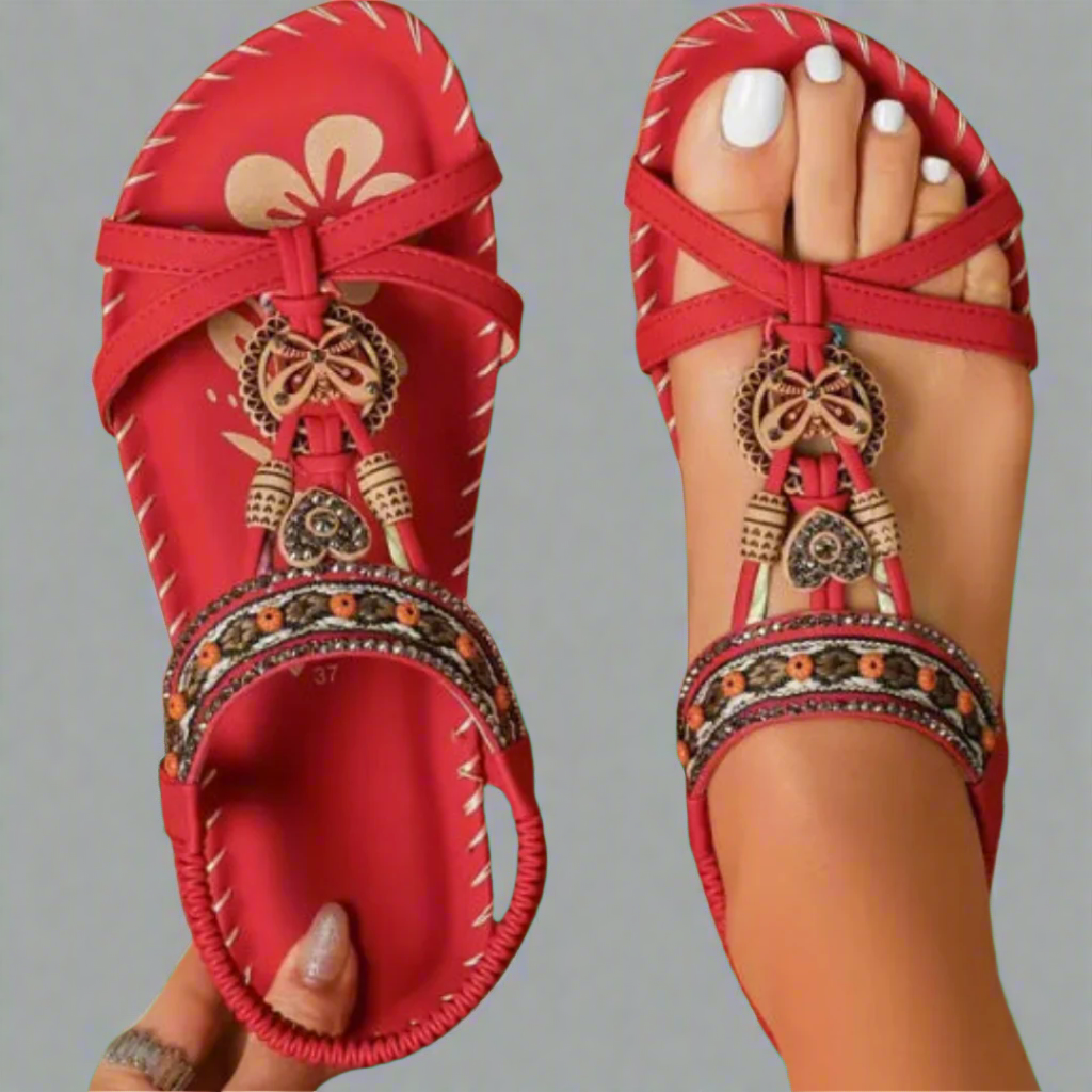 Corinna | Handgefertigte Sommer-Sandalen aus Premium-Material