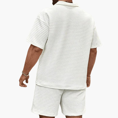 Sommer Set für Herren - Leichte Zweiteiler mit Poloshirt und Sweat Shorts