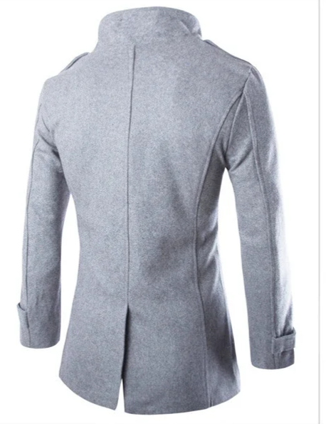 Doppelreihiger Peacoat mit hohem Kragen für Herren
