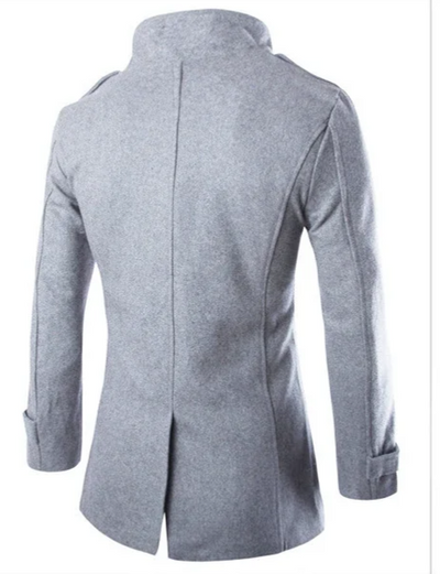 Doppelreihiger Peacoat mit hohem Kragen für Herren