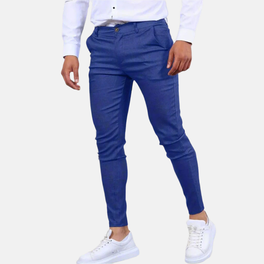 Chinohose für Herren - Slim Fit Stretch-Hose für den Sommerurlaub