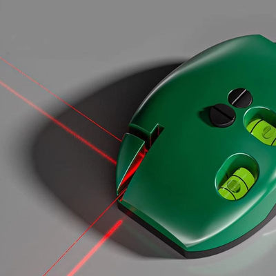 AlignMaster 2-Linien-Laserniveau – Tragbares Nivellierungsgerät mit 90° Projektion