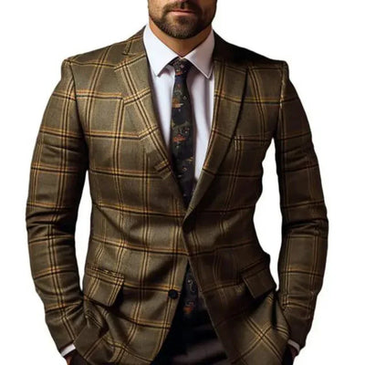 Elegantes Herren Sakko mit Karomuster