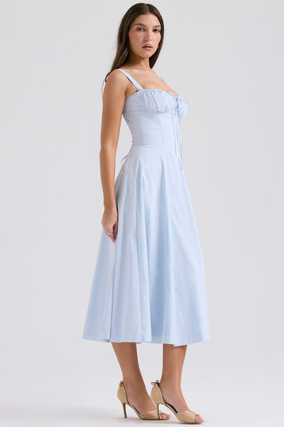 AURORA - Midikleid mit Schnürung