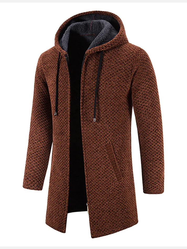Kuschelige Jacke mit Fleece-Futter für Männer