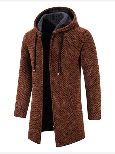 Kuschelige Jacke mit Fleece-Futter für Männer