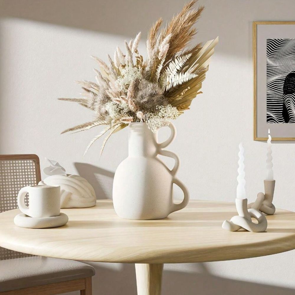 Sculptura Keramikvase – Elegantes skulpturales Design für zeitlose Innenräume