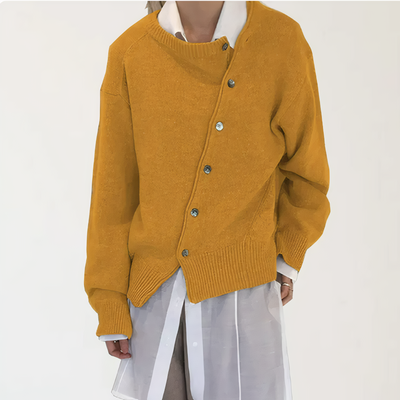 Asymmetrische Strickjacke für Frauen