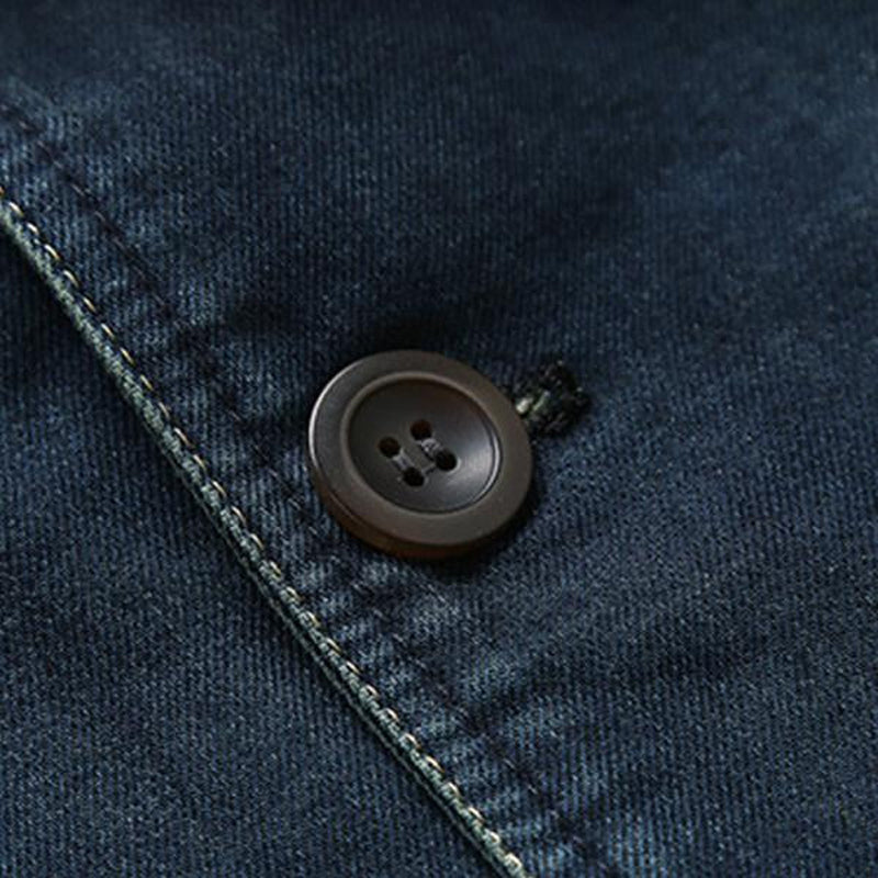Denim-Blazer mit Taschen für Männer