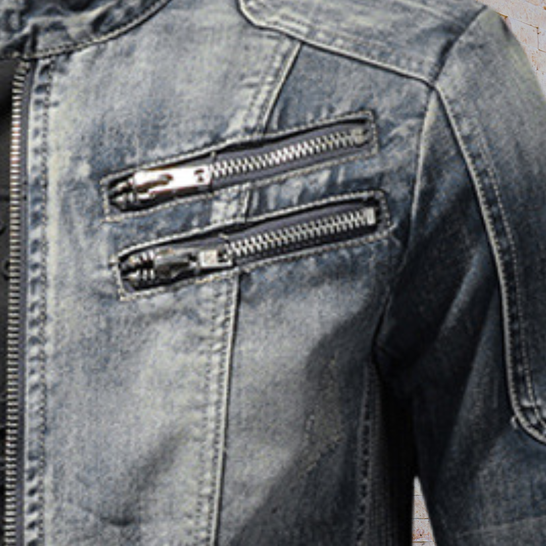 Jason | Robuste und trendige Jacke mit Stehkragen