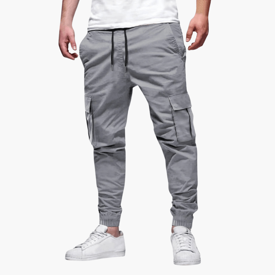 Cargohosen für Herren - Stylische Sommer-Baumwollhose mit Tasche