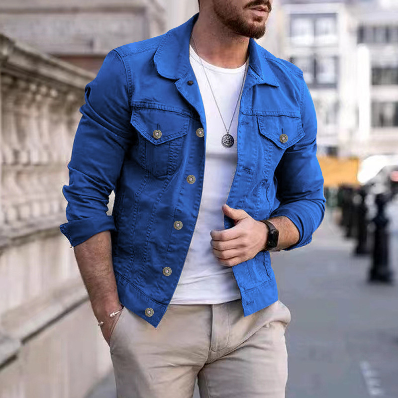 Jeansjacke für Herren - Stylische Sommerjacke für den Sommer