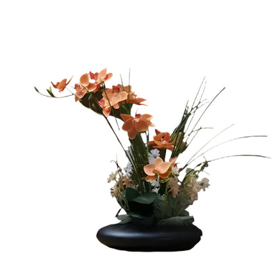 OrchidElegance künstliches Orchideensortiment – Lebensechte Blumenarrangement in einer modernen Vase