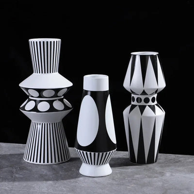 Moderne geometrische Vase