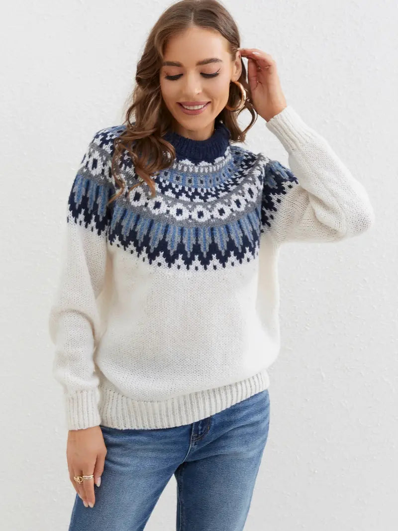 Modischer Strickpullover für Damen