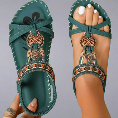 Corinna | Handgefertigte Sommer-Sandalen aus Premium-Material