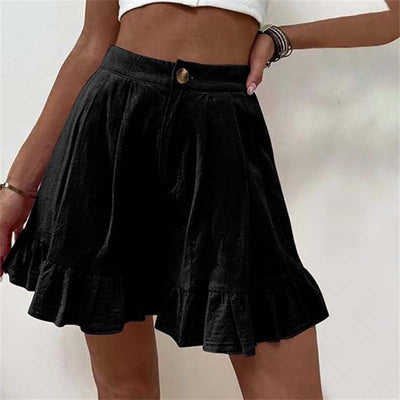 Kylie Bermudas Damen | Sommerliche elegante lässige einfarbige Shorts