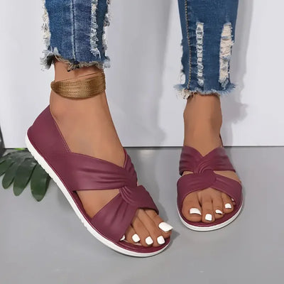 Beatrice | Orthopädische Sandalen mit stylischer Schleife