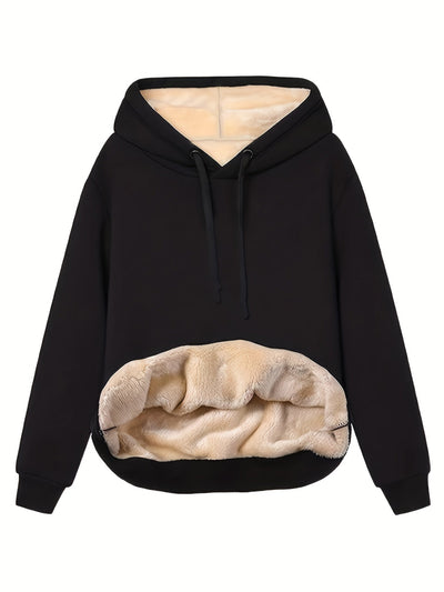 Warme Kapuzen-Winterpullover für Frauen