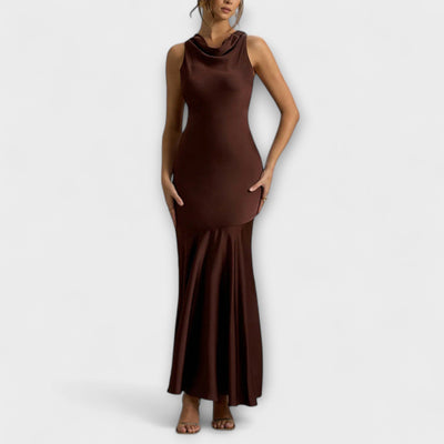 Lennon - Elegantes Satin-Maxi-Kleid