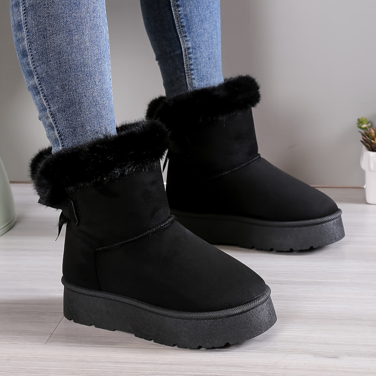 Warme Stiefel für Damen
