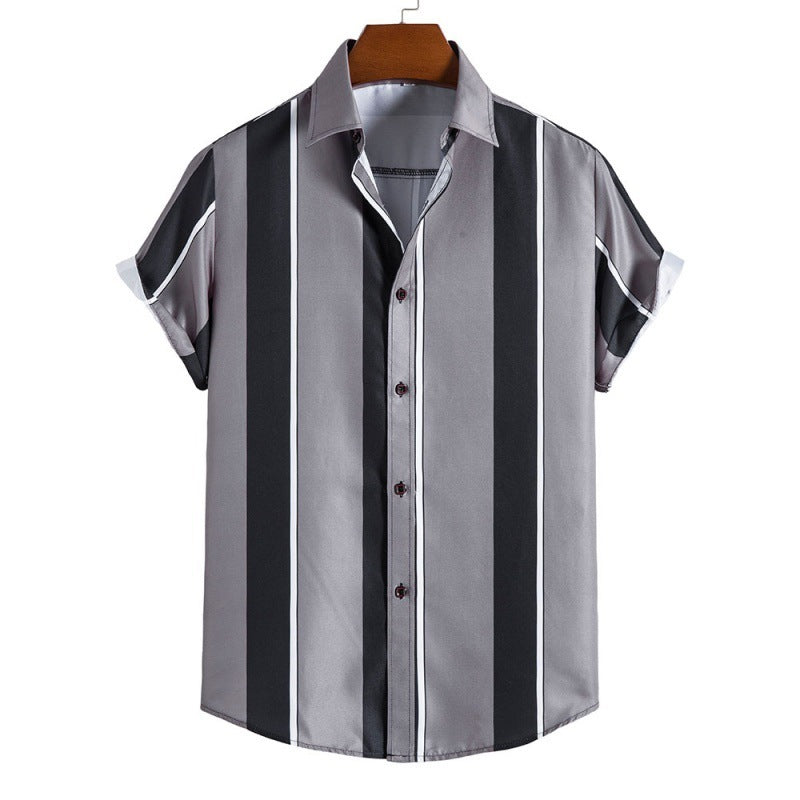 Stylisches Herren Retro Freizeithemd