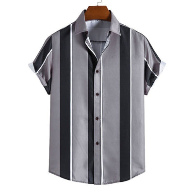 Stylisches Herren Retro Freizeithemd