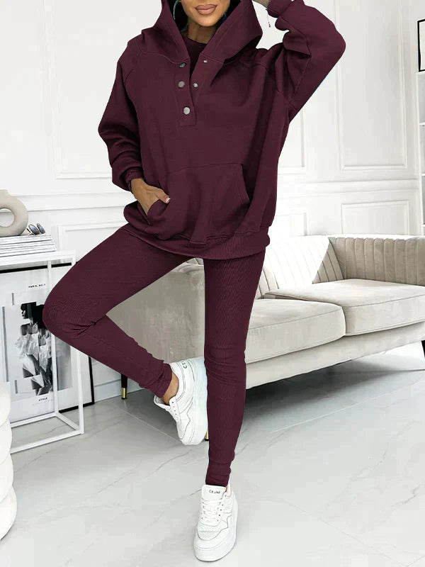 Kuschelige 3-teilige Loungewear für Damen