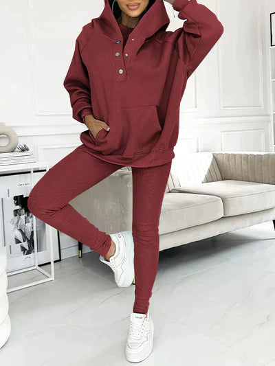 Kuschelige 3-teilige Loungewear für Damen