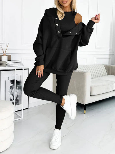 Kuschelige 3-teilige Loungewear für Damen