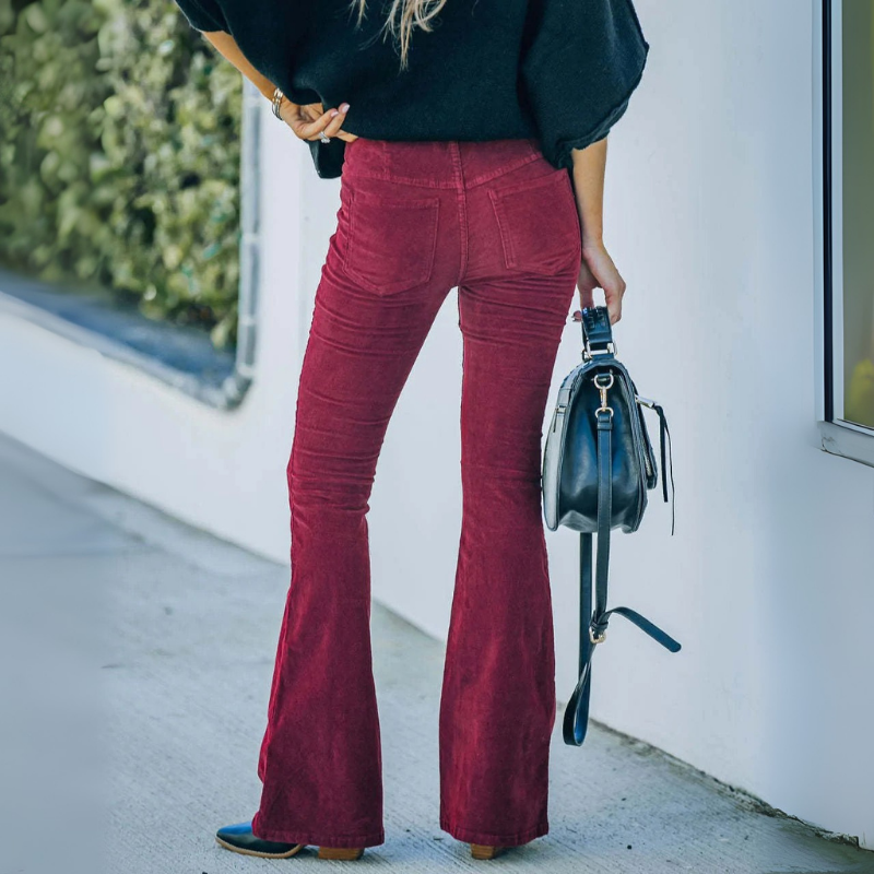 Damen Schlaghose | High Waist Weites Bein