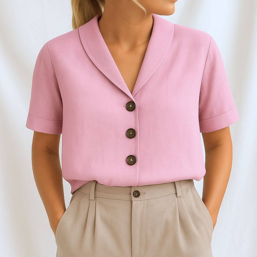 Marie™ | Elegante schlichte Bluse