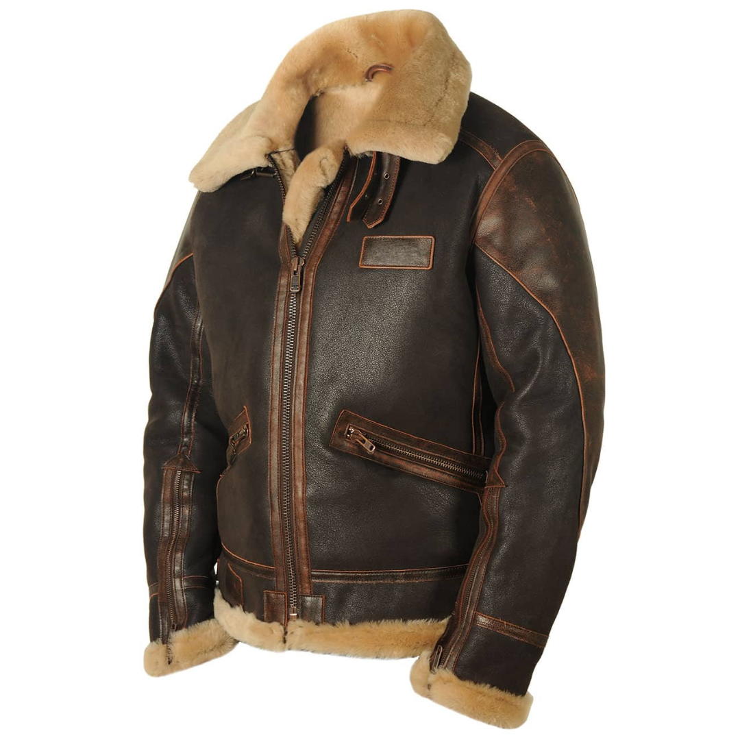 Klassische Fliegerjacke für Herren - warm und stilvoll