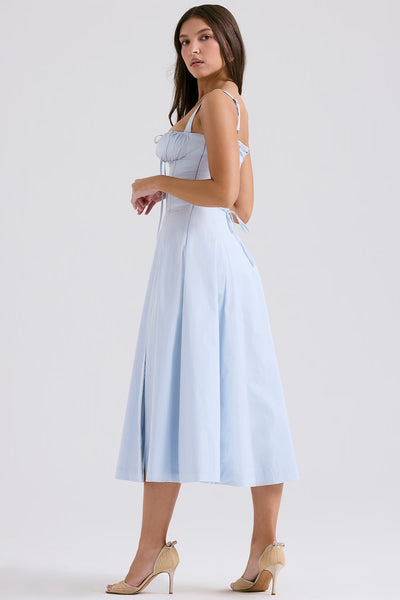 AURORA - Midikleid mit Schnürung