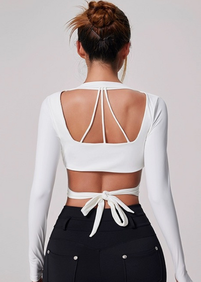 T-Shirt - Céleste - Integrierte Muscheln