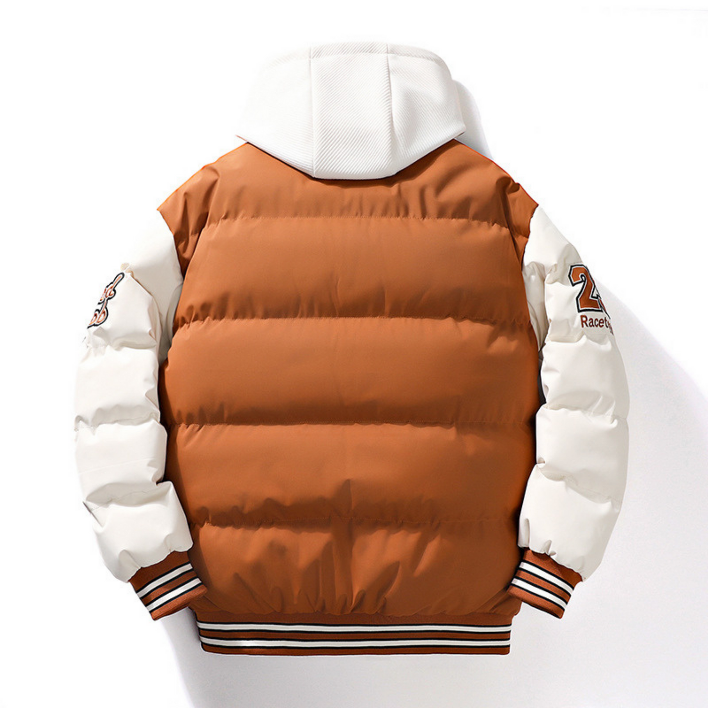 Stylische Bomberjacke mit Abnehmbarer Kapuze für Herren