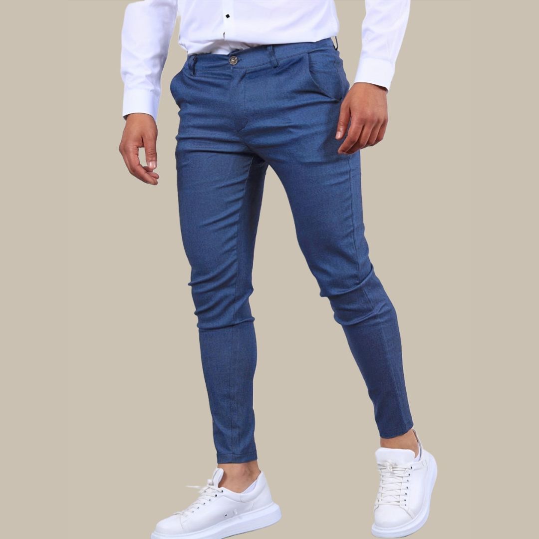 Chinohose für Herren - Slim Fit Stretch-Hose für den Sommerurlaub