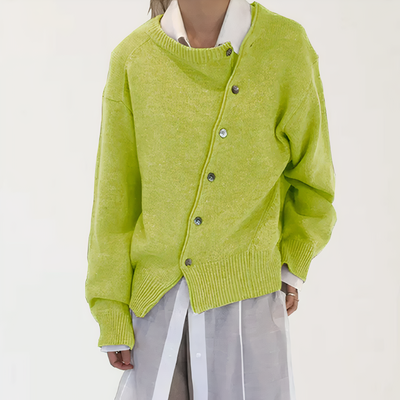 Asymmetrische Strickjacke für Frauen