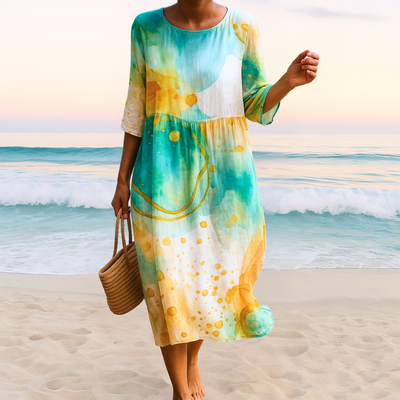 Linnea™ | Bequemes Blumenkleid