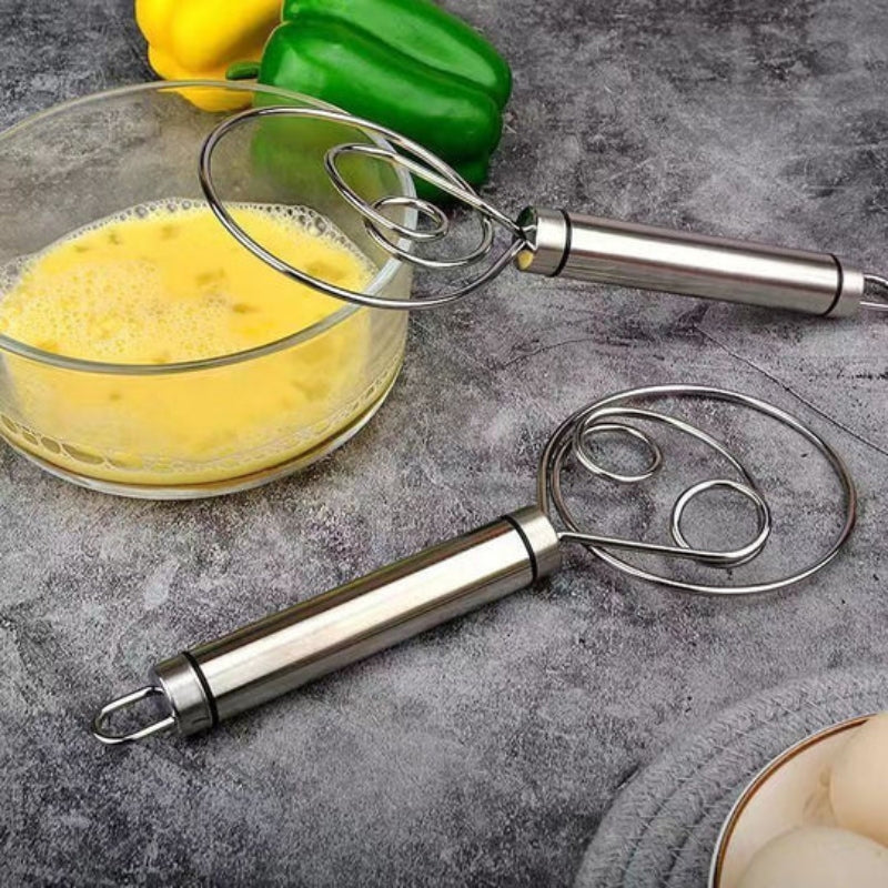 BakeCraft – Professionelles dänisches Teigschneebesen für müheloses Verrühren