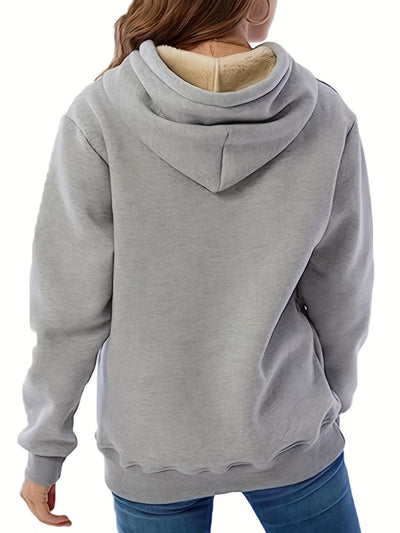 Warme Kapuzen-Winterpullover für Frauen