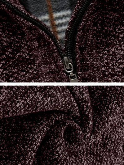 Ingram – Lässiger Pullover Mit Hohem Kragen Und Viertelreißverschluss