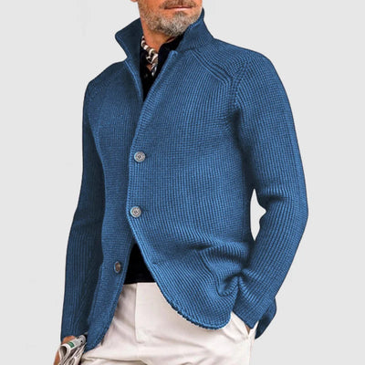 Ramon - Elegante Herrenstrickjacke mit Kapuze