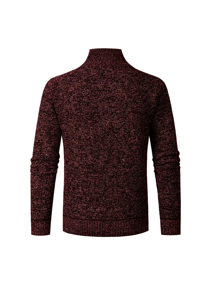 Ingram – Lässiger Pullover Mit Hohem Kragen Und Viertelreißverschluss
