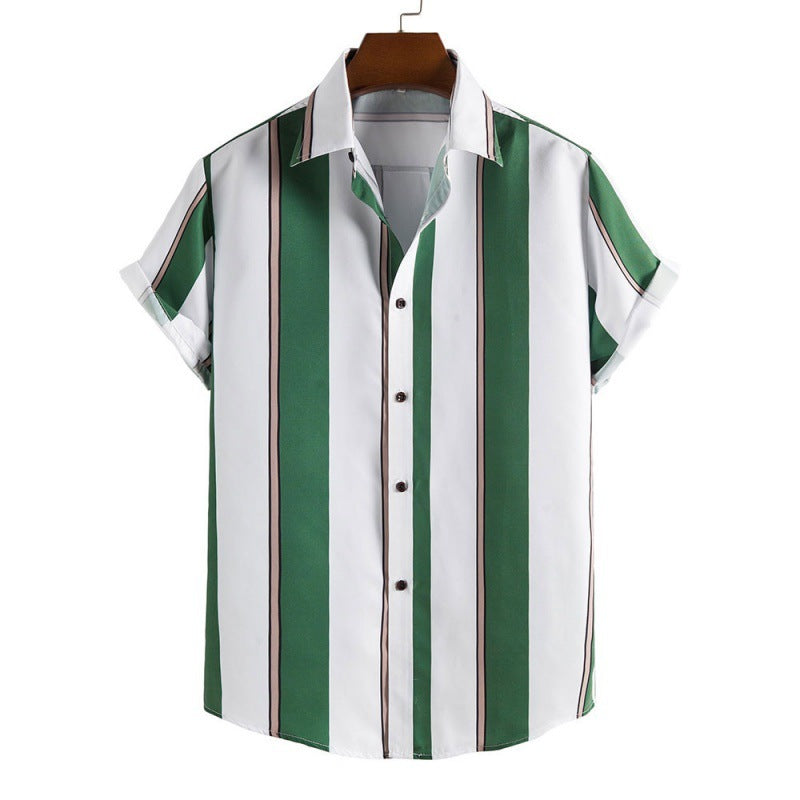 Stylisches Herren Retro Freizeithemd